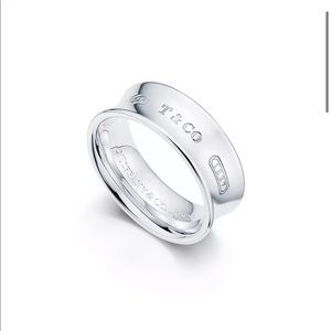 Tiffany 1837 Silver Ring - Size 6/7